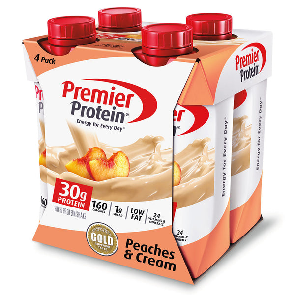 Premier Protein PREMIER PROTEIN SHAKE Peaches and Cream 11.0fl oz  4pack