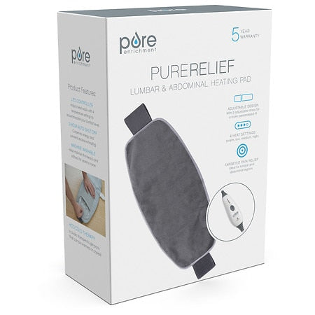 Pure Enrichment PureRelief Lumbar and Abdominal Heating Pad