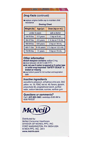 Children's Motrin Ibuprofen Kids Medicine Berry 4.0oz