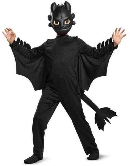 Kids Classic How to Train Your Dragon Toothless Costume 4 to 6