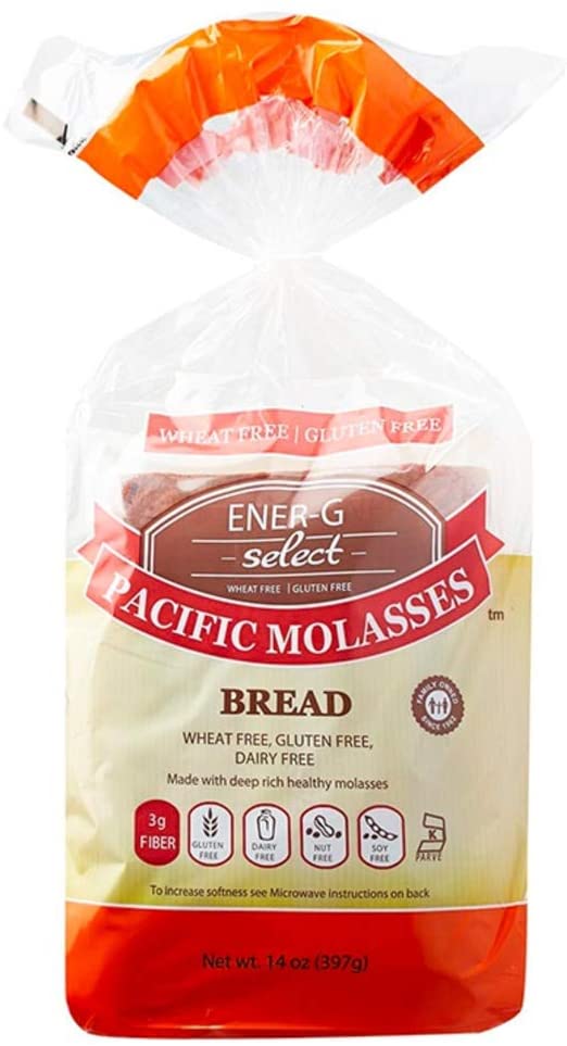 Ener G Select Gluten Free Bread Pacific Molasses  14 oz