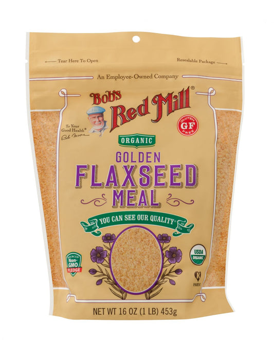 Organic Golden Flaxseed Meal Bobs Red Mill 16oz