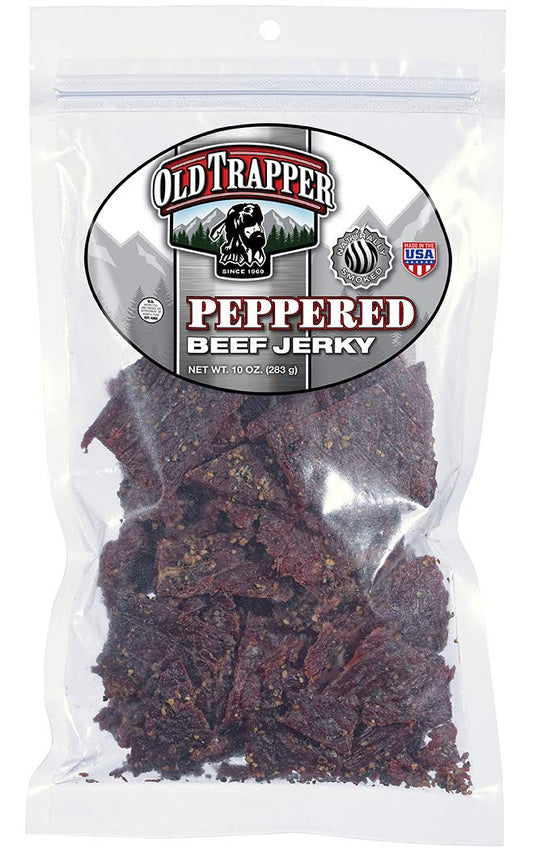 Old Trapper Peppered Beef Jerky 10 oz