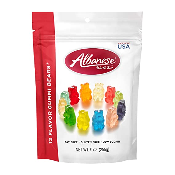 USA Albanese 12 Flavor Gummi Bears 9oz