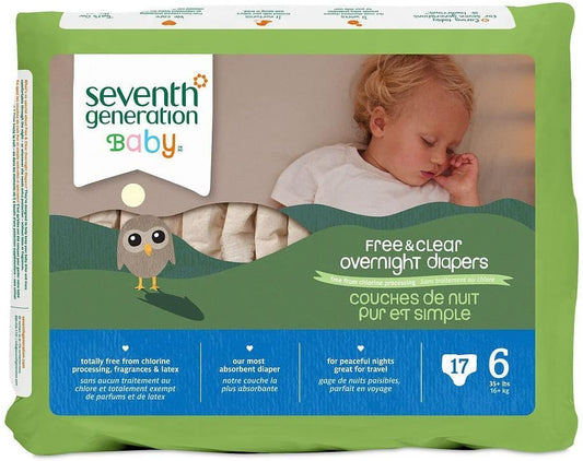 Seventh Generation Baby Overnight Diaper stage 6  17ct