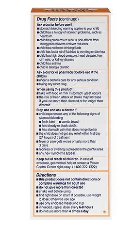 Motrin Ibuprofen Children Kids Medicine Berry 4oz