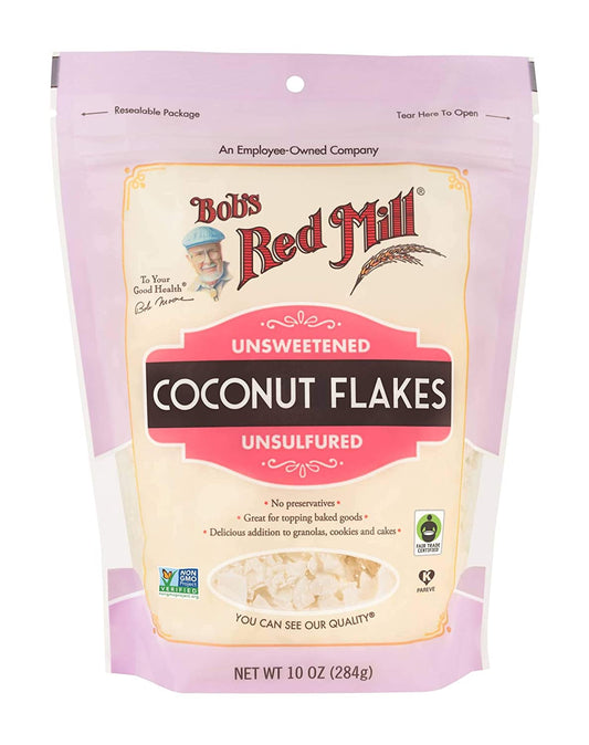 Bobs Red Mill Coconut Flakes Unsulfured Unsweetened 10 oz