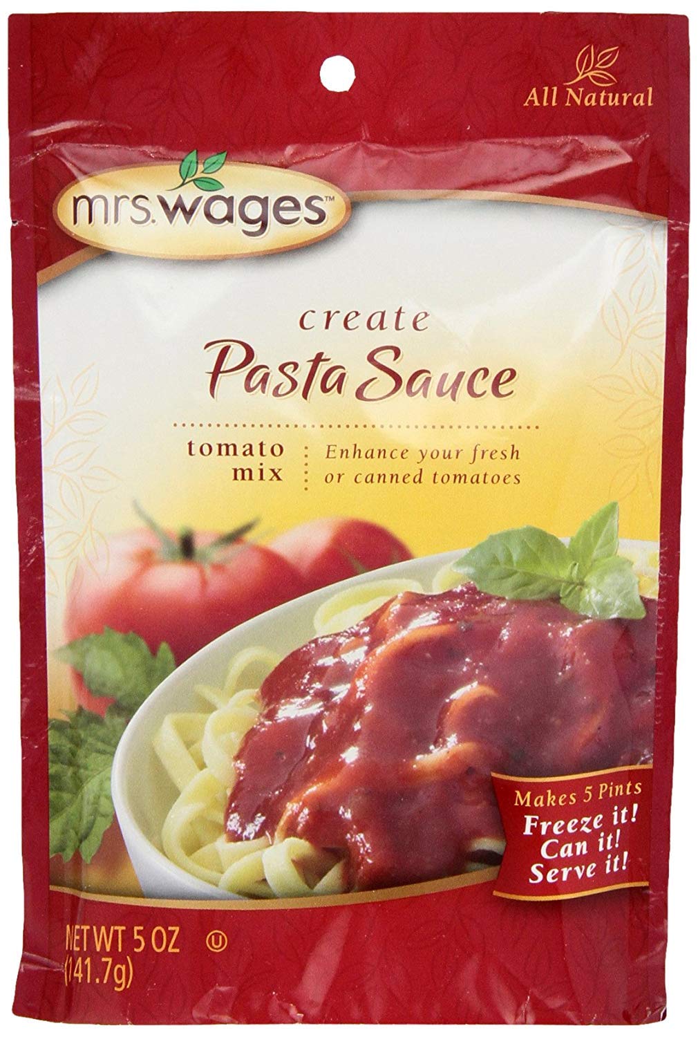 Mrs. Wages Pasta Sauce Tomato Mix 5 oz
