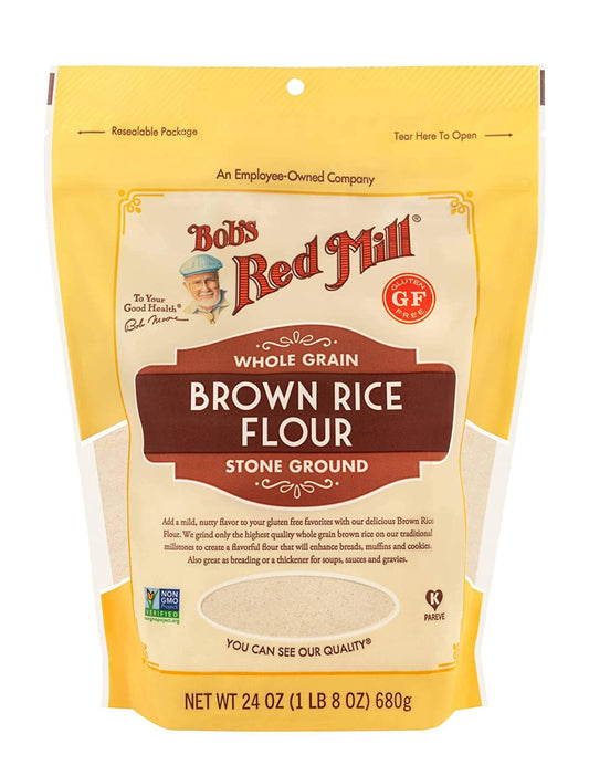 Bobs Red Mill Brown Rice Flour 24 oz Resealable Pouch