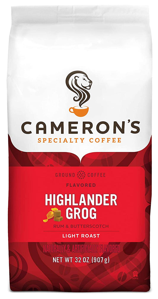 Camerons Coffee Highlander Grog Ground Coffee 32oz
