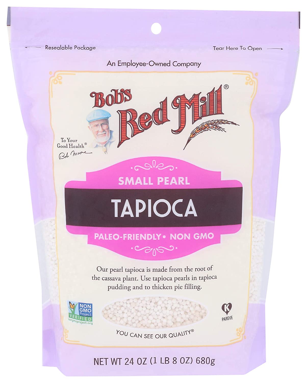 Small Pearl Tapioca Bobs Red Mill 24oz