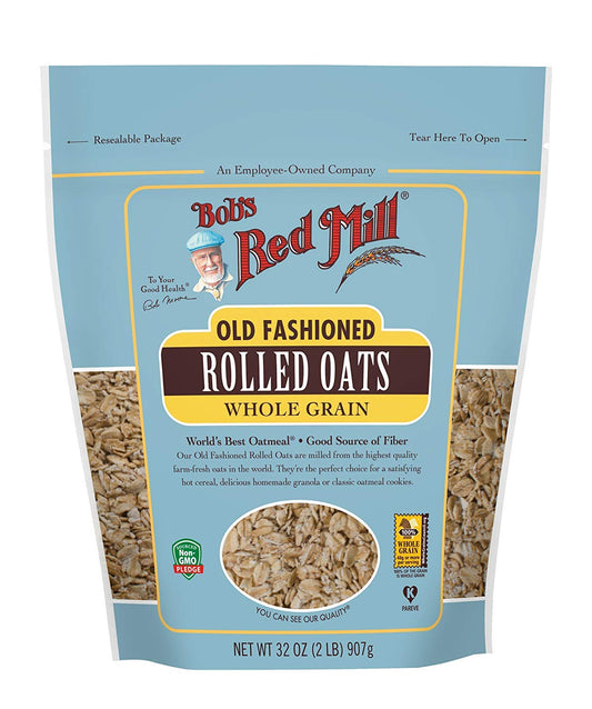 Bobs Red Mill Rolled Oats Old fashioned Gluten Free 32 oz