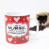 Home Essentials and Beyond I Am A Nurse 30 oz Glossy Ceramic Mug