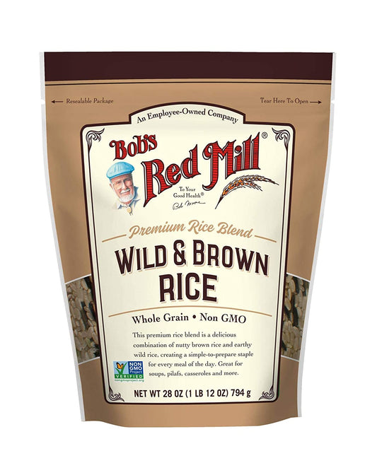 Bobs Red Mill Wild and Brown Rice Mix  28 oz Resealable Pouch
