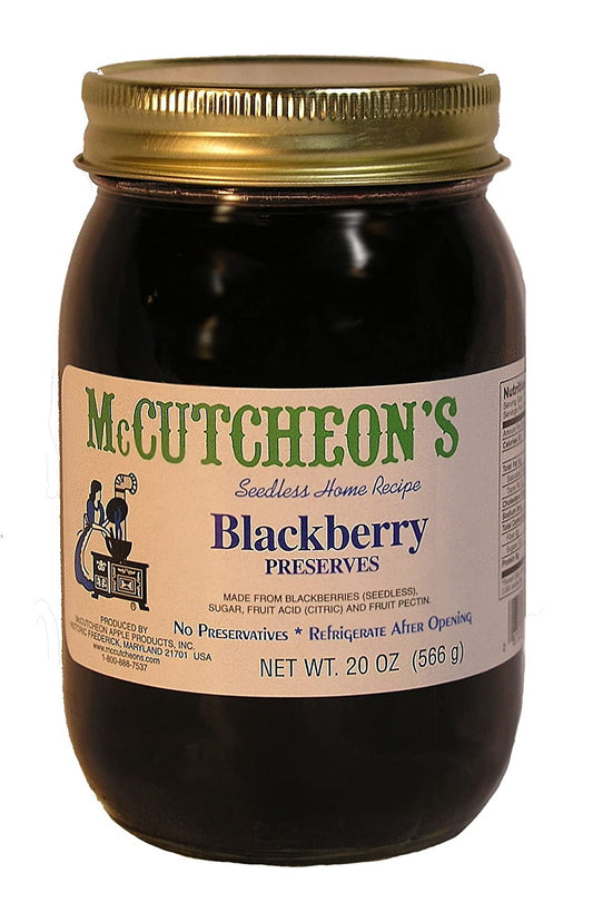 McCutcheons Blackberry Preserves 20 oz