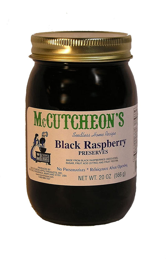 McCutcheons Black Raspberry Preserves 20 oz