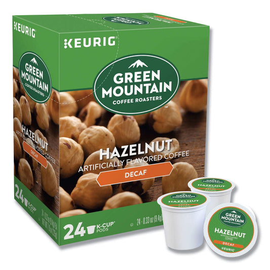 Green Mountain Coffee Hazelnut Decaf Coffee 24 Ct