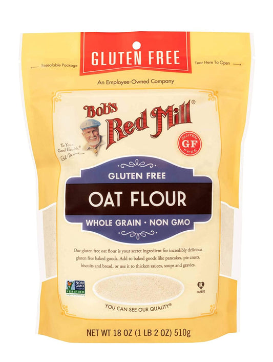 Bobs Red Mill Gluten Free Oat Flour  18 oz Resealable Pouch