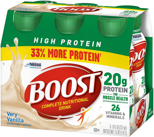 Boost High Protein High Protein Very Vanilla 8.0fl oz by 6 pack