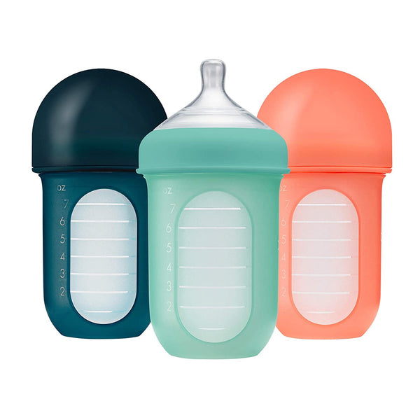 Boon Silicone Baby Bottles Nursh 3 Pack 8oz