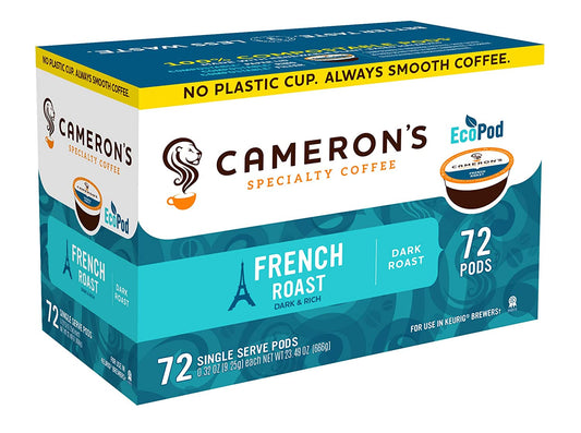 Camerons Coffee French Roast Coffee 72 Count