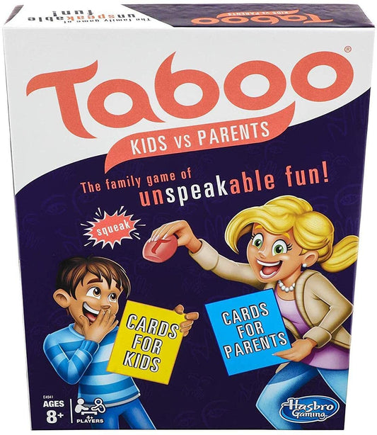 Taboo Kids vs Parents Family Board Game