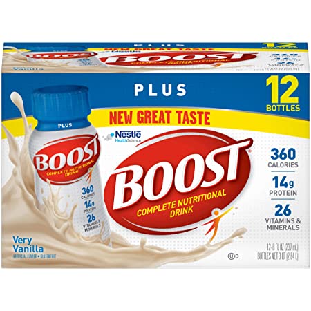 Boost Plus Complete Nutritional Drink 8.0fl oz by 12 pack
