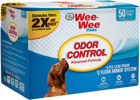 Four Paws Wee Wee Odor Control Pads 50 Count