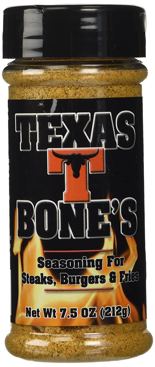 Texas T Bones Seasoning for Steak Burger and Fries