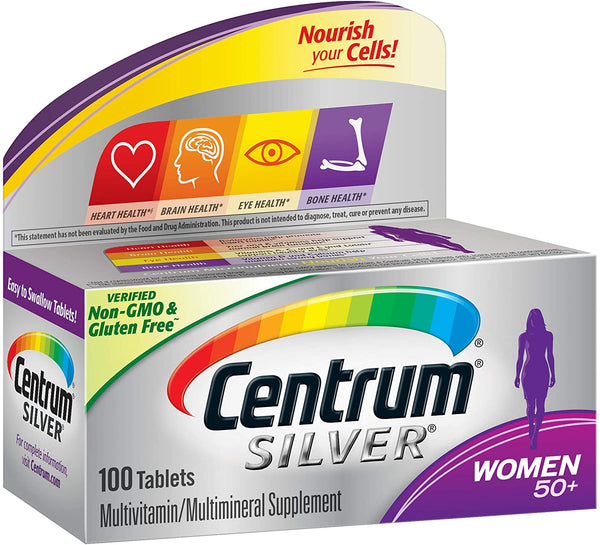Centrum Silver Womens Multivitamins 100 Count
