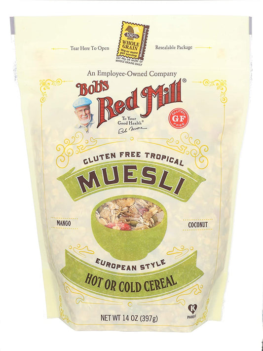 Muesli Tropical Bobs Red Mill Mango Coconut 14oz