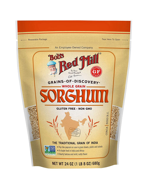 Sorghum Grain Bobs Red Mill 24oz Resealable Pouch pk4