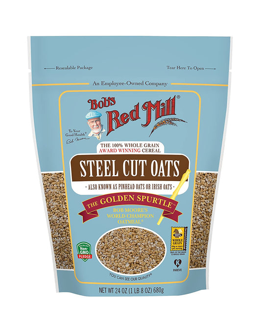 Bobs Red Mill Steel Cut Oats  24 oz