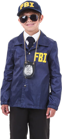 Kids FBI Costume Large