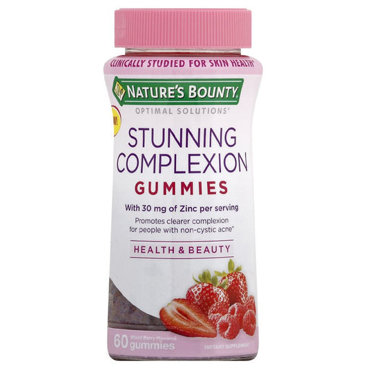 Natures Bounty Stunning Skin Gummy MixedBerry 60ea