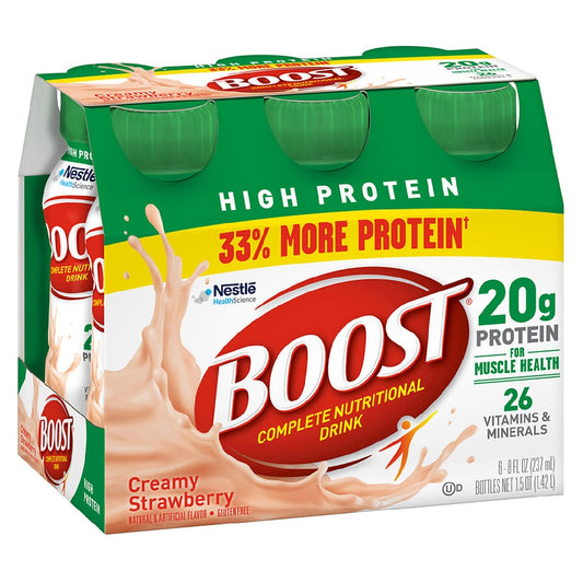 Nutritional Drink Creamy Strawberry 8.0oz 6pack