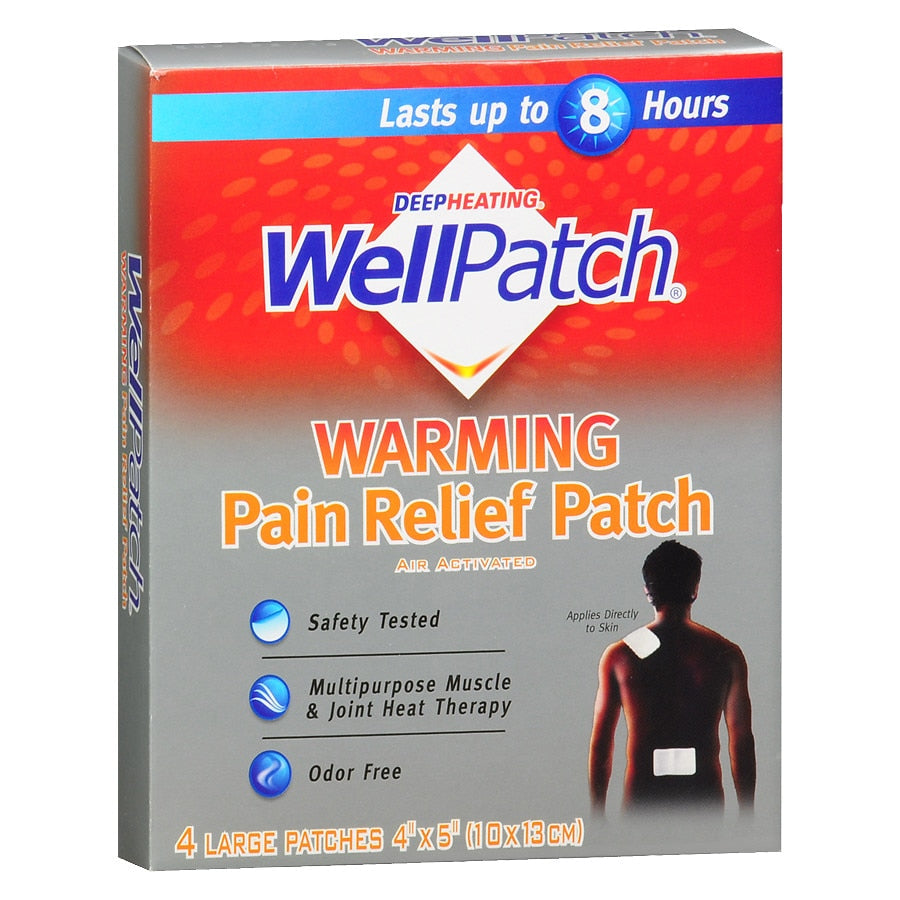 WellPatch Warming Pain Relief Patches 4.0ea