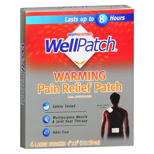 WellPatch Warming Pain Relief Patches 4.0ea