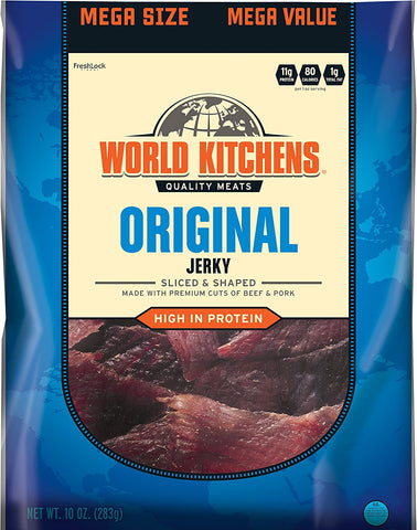 World Kitchens Original  Beef and Pork Jerky 10 oz