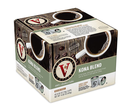Victor Allens Coffee Kona Blend 42 Count
