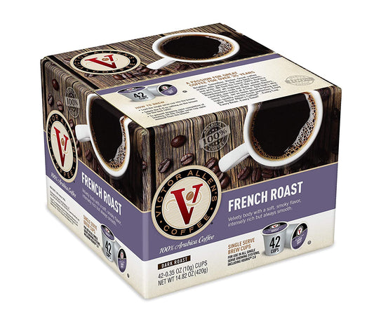 Victor Allens Coffee French Roast Coffee 42 count
