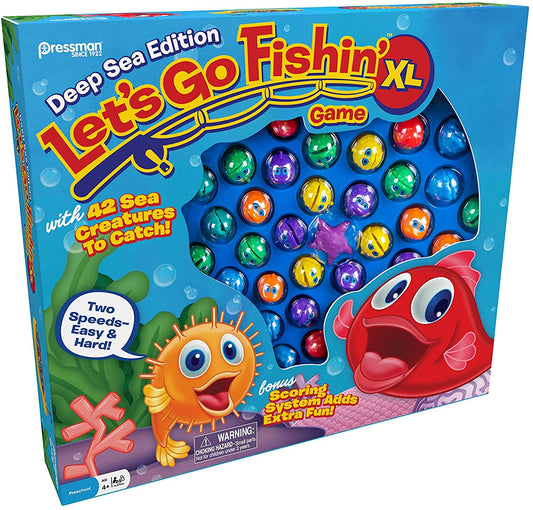 Pressman Lets Go Fishin XL Deep Sea Edition