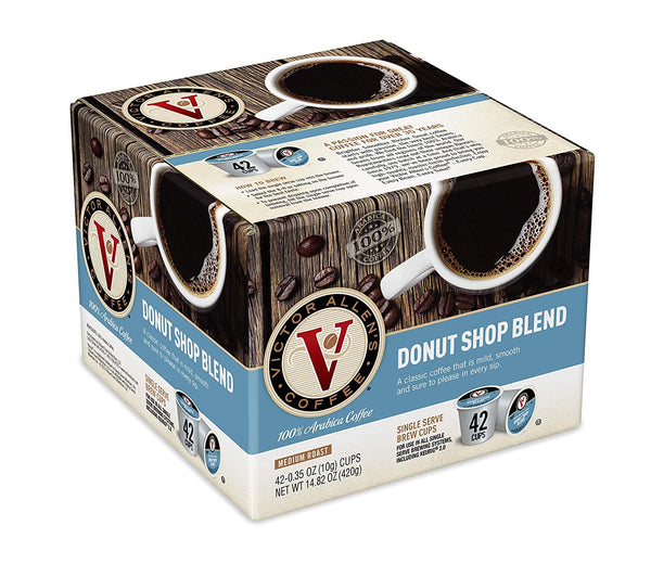 Victor Allens Coffee Donut Shop Blend Coffee 42 ct