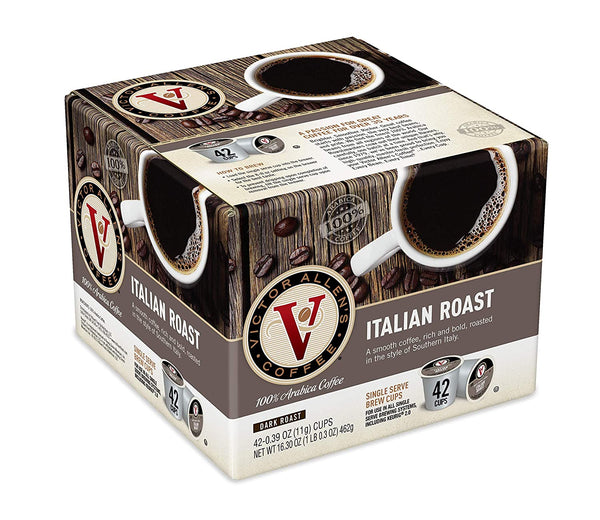 Victor Allens Coffee Italian Roast 42 count