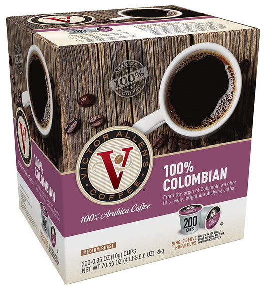 Victor Allens Coffee Colombian Coffee 200 Count