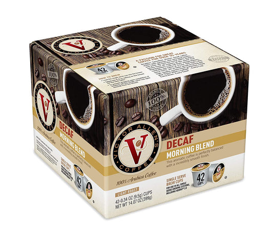 Victor Allens Coffee Decaf Morning Blend 42 Count