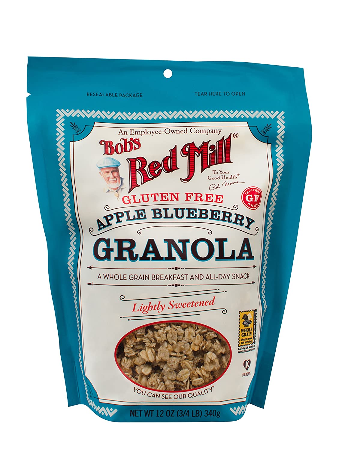 Bobs Red Mill  Granola Gluten Free Apple Blueberry 12 oz