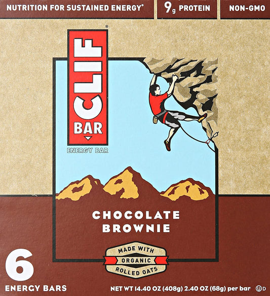 Clif Bar  Chocolate Brownie Energy Bars 6 Count