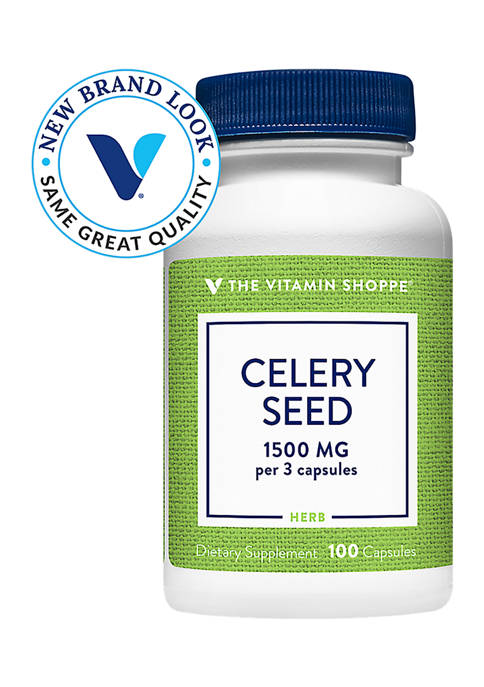 The Vitamin Shoppe Celery Seed 1500MG 100 Capsules