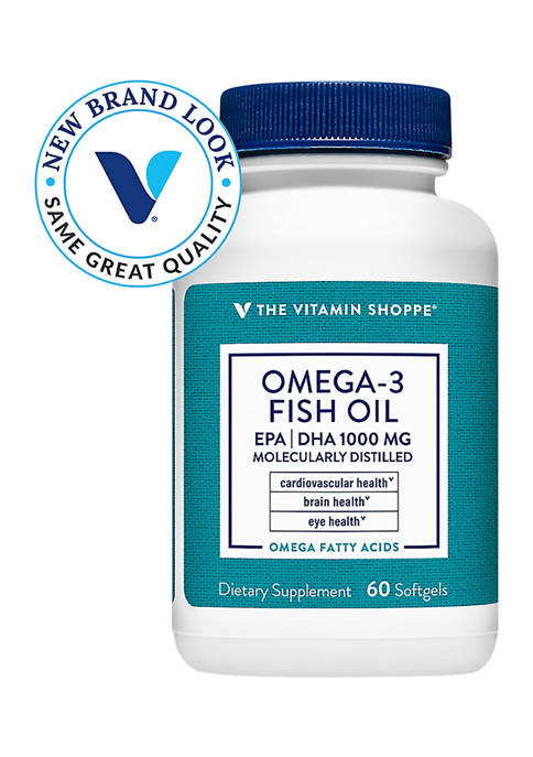 The Vitamin Shoppe Omega 3 Fish Oil 1000 MG